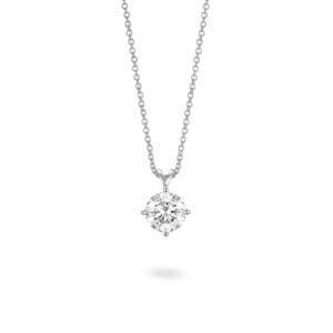 HYR001N-White-Round-Necklace-1ct-18kWhite-1
