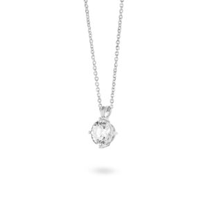 HYR001N-White-Round-Necklace-1ct-18kWhite-2